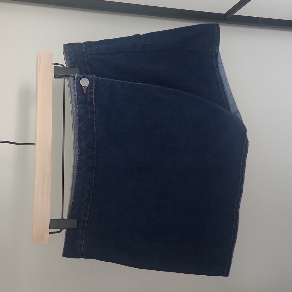 Dark Blue, Denim Skort, XL